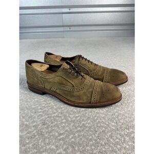 Allen Edmonds Joseph Abboud Brown Leather Oxford  Mens 15 D Dainite Sole